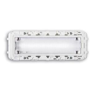 Lampada d'emergenza  seven plus led, 60 lm, autonomia 3h, con rest mode, len sg1201