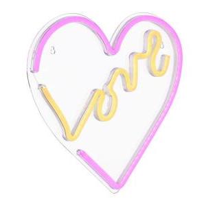 Lampada cuore love neon led  28055