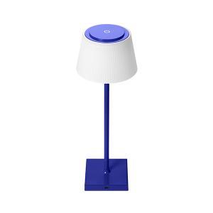 Lampada da tavolo led ricaricabile dimmerabile ip44 blu io64004