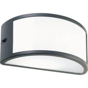 Applique da esterno 10w led 4000k ip54 colore grafite linea petit  99473/16