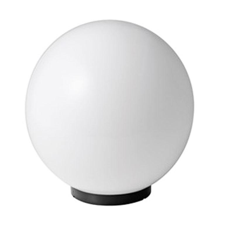 Sfera bianco opale 300 mm attacco E27 per palo da 60 mm Mareco 1090301B