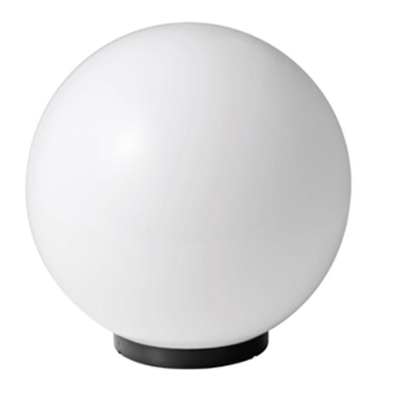 Sfera bianco opale 250 mm attacco E27 per palo da 60 mm Mareco 1090201B