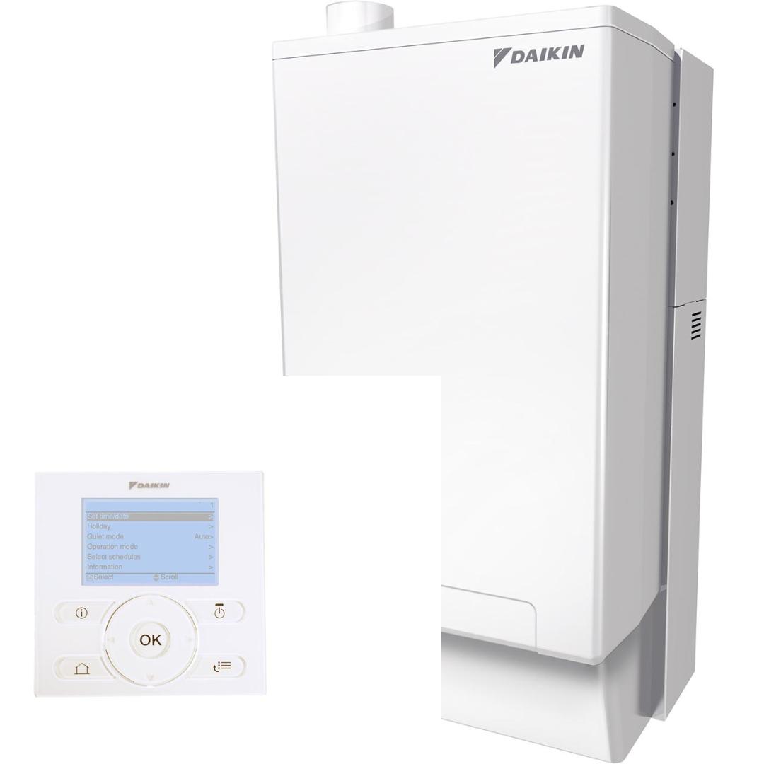 Sistema ibrido caldaia a condensazione e pompa di calore Daikin Altherma R Hybrid 8 kW SB.HBX08/EVLQ/33A2