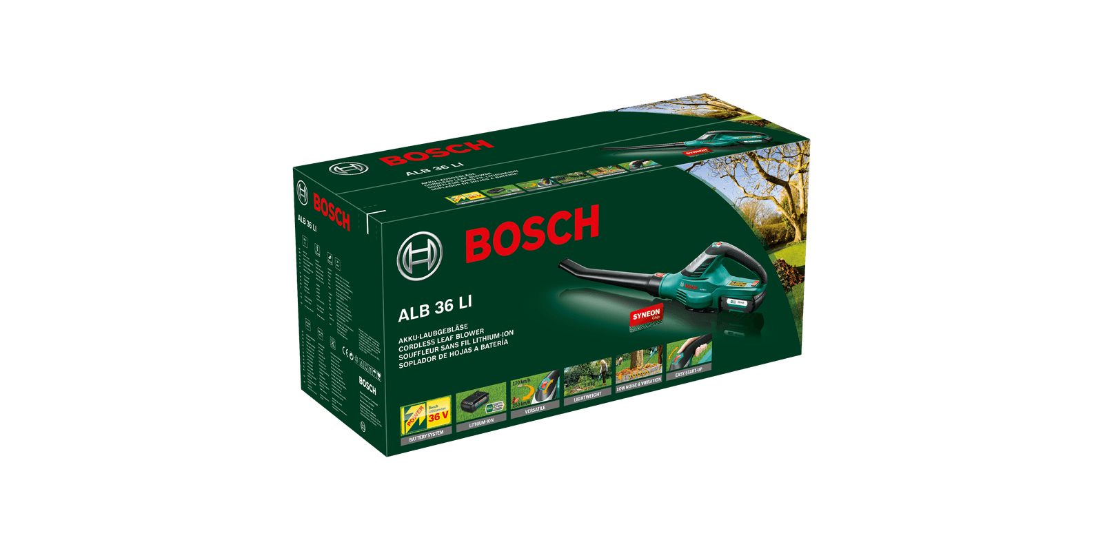 Soffiatore da giardino a batteria 36V 2.0Ah ALB 36 LI Bosch 06008A0402