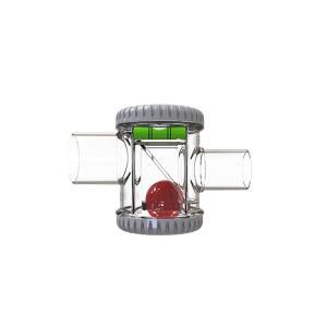 Siphon stop sifone a secco orizzontale antiodore trasparente ispezionabile ø 32  scd300006