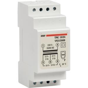 Tmc 10/24 trasformatore di sicurezza 10va per servizio continuo 230v/0-12-24vac  vn315800