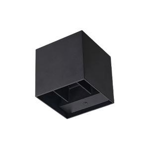 Lampada faretto led esterno ip65 nero 10w 3000-4000-6000k cubo8  io630506