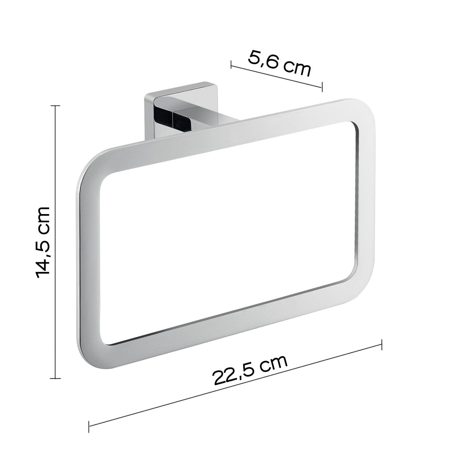 Porta salviette ad anello cromato Gedy 000044701300200