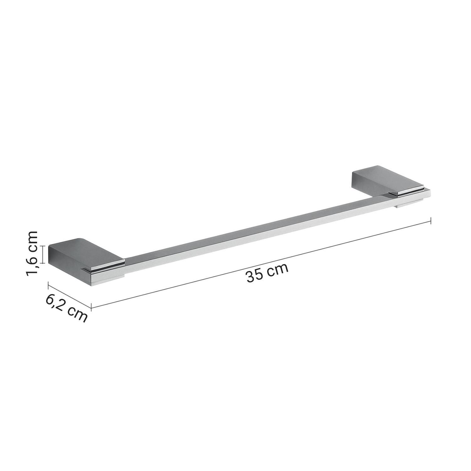 Portasalviette da parete cromato 35cm Kansas Gedy 3821-35