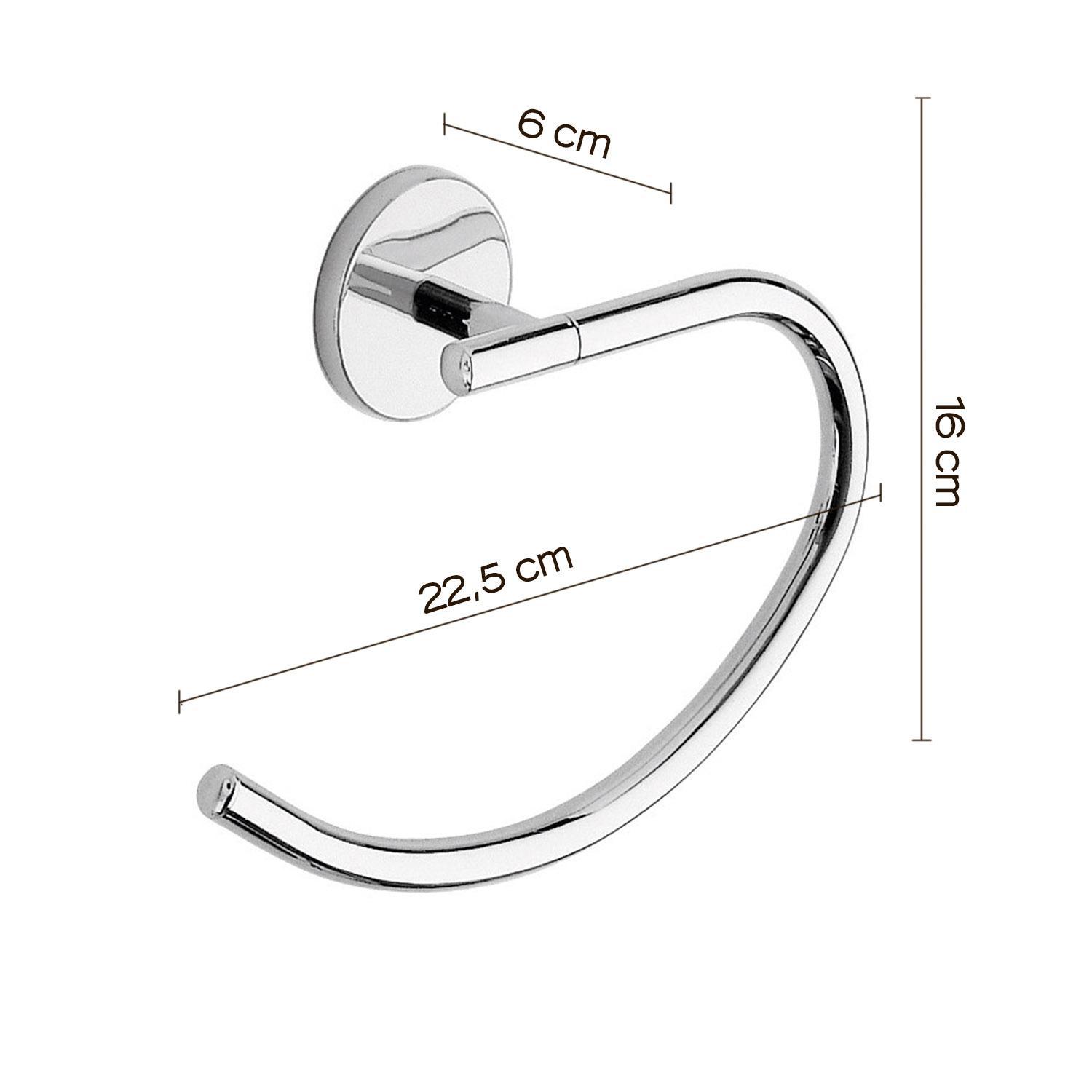 Porta salviette ad anello cromato Vermont Gedy 000042701300100