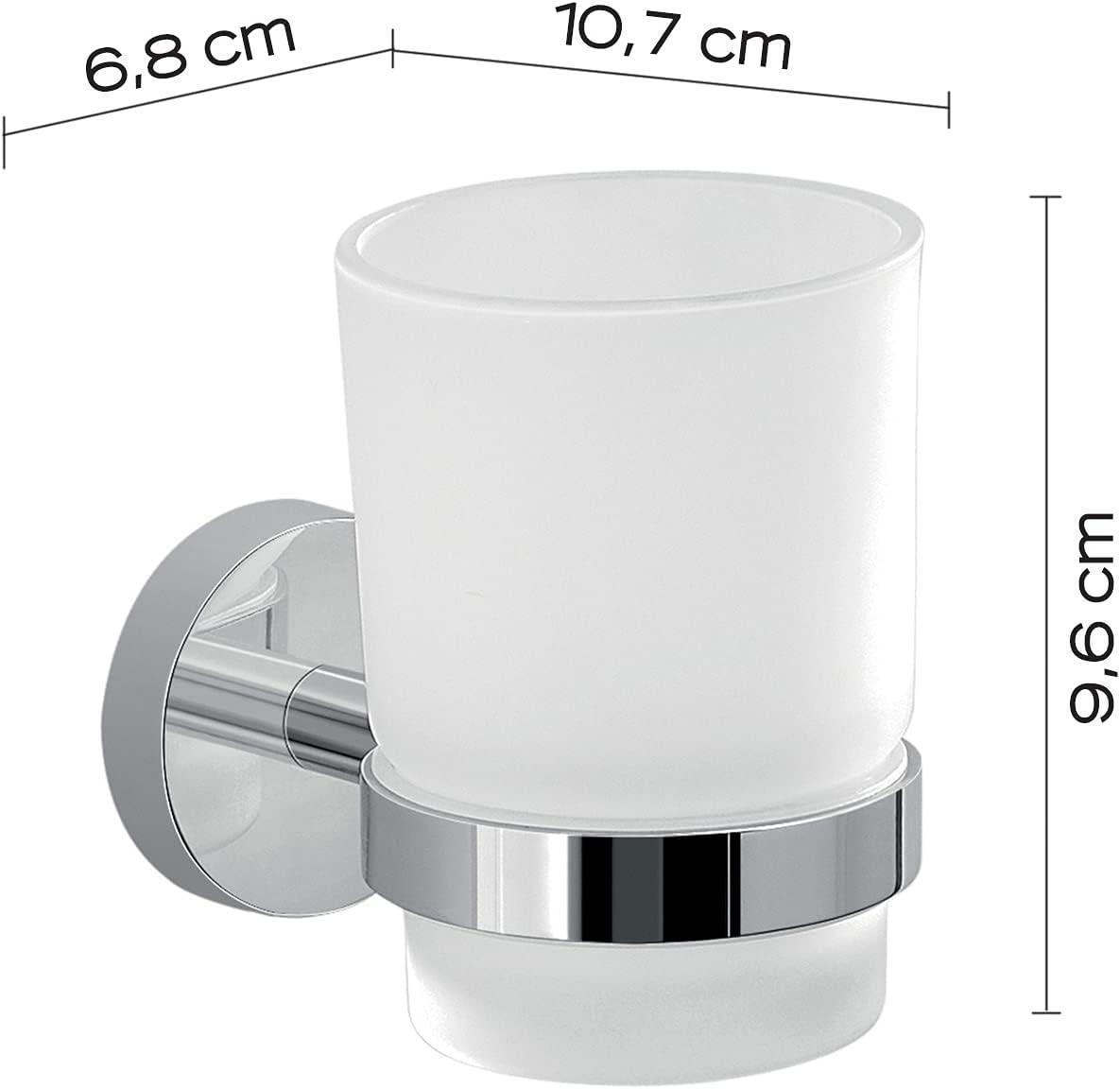 Eros portaspazzolini bagno da parete cromato Gedy 000023101300200