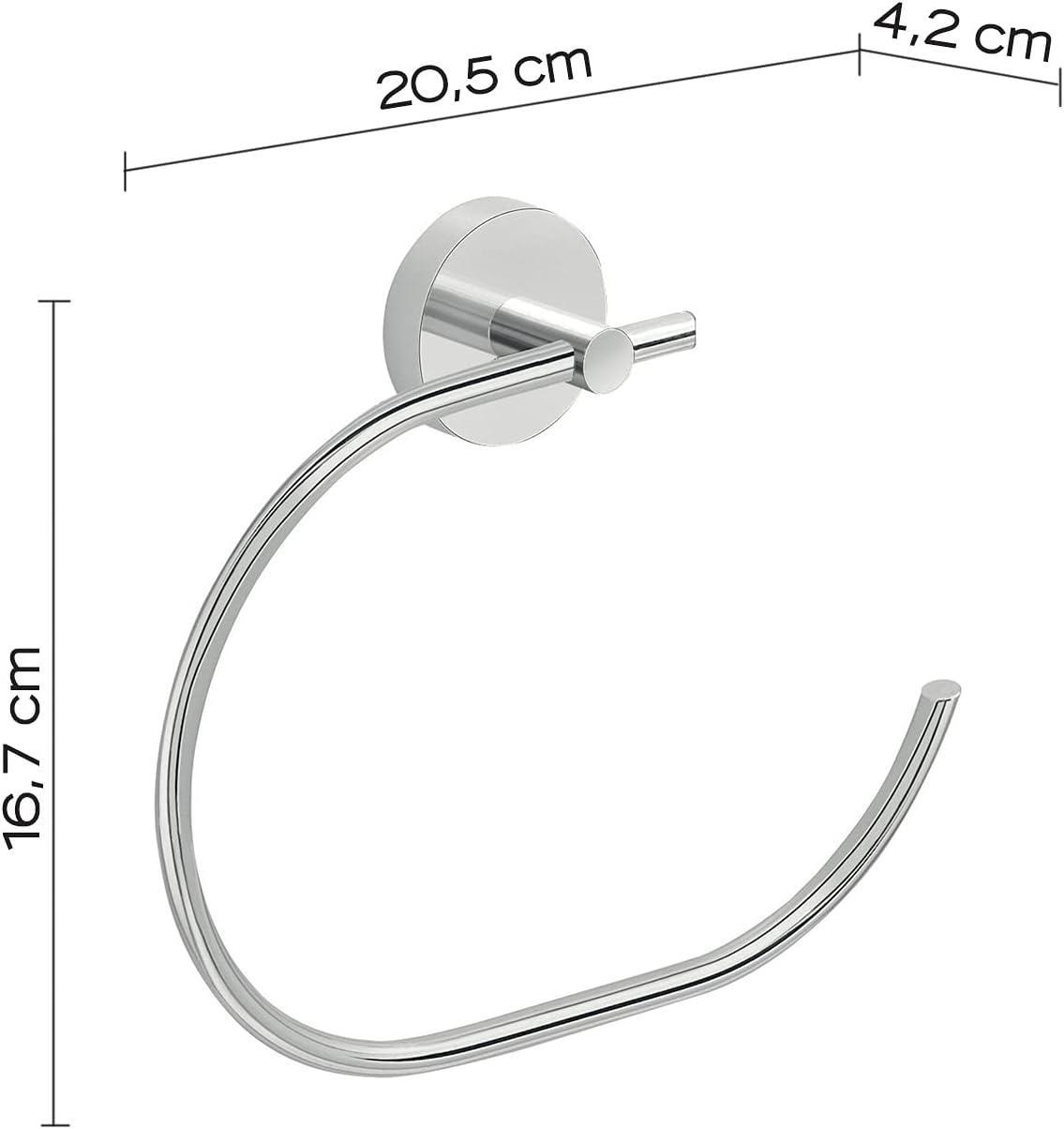 Eros portasciugamani porta salviette ad anello cromato Gedy 000023701300200