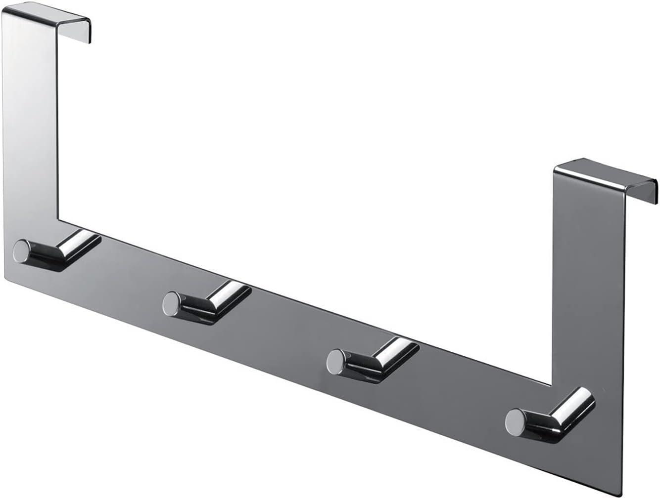 Appendiabiti da porta o mobiletto multiplo cromato Gedy 000021241300100
