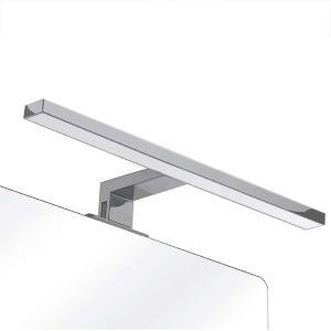 Lampada led per specchio bagno 8w 45cm cromato madeira  4943-45