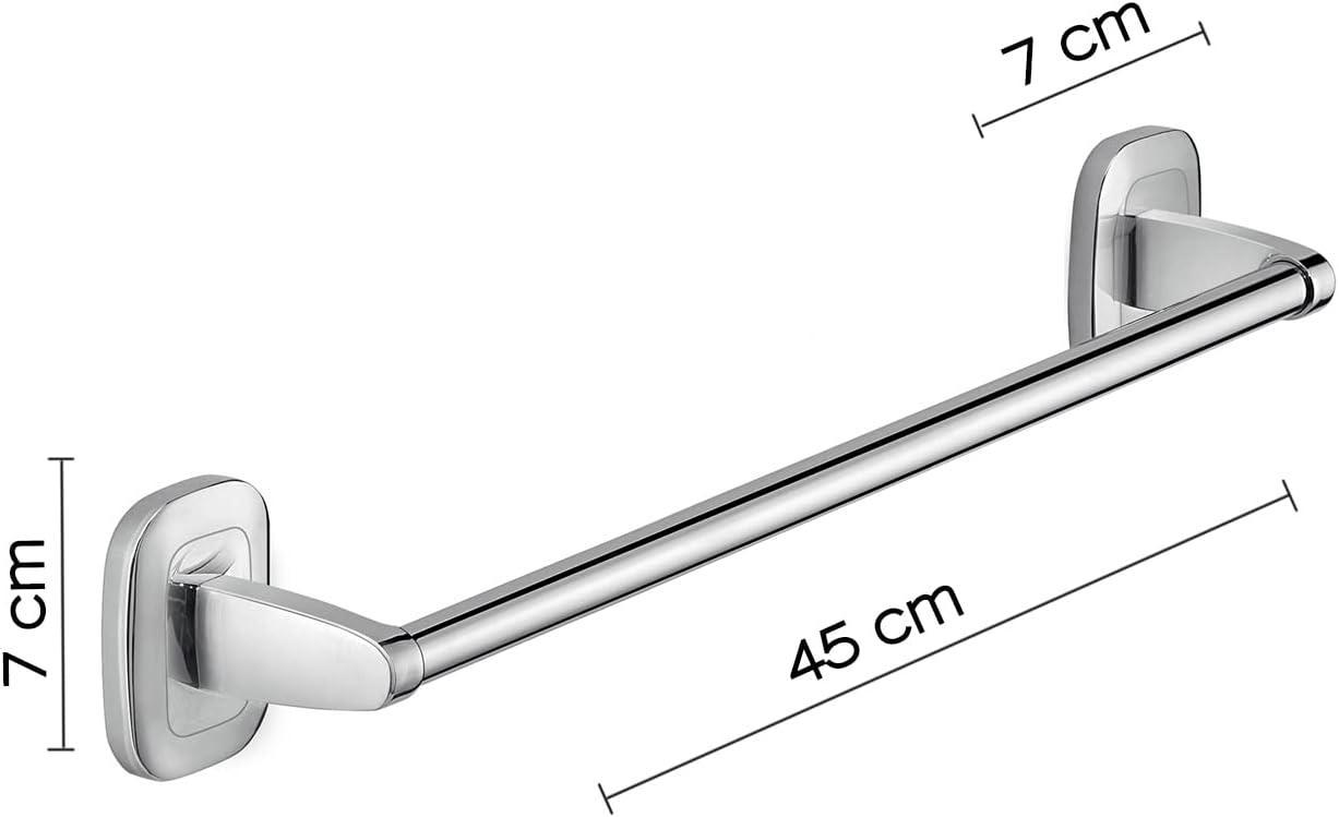 gedy everest portasciugamani da parete 45 cm cromato gedy 0000ev211345100