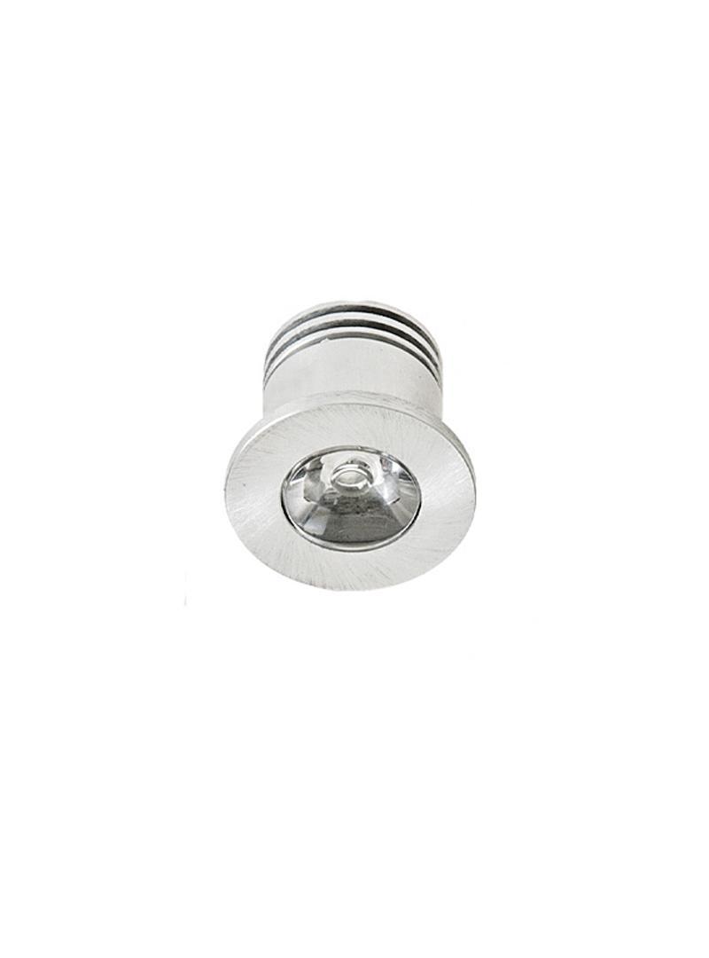 Faretto LED da incasso 1W IP20 4000K tondo luce naturale alluminio Stone 10292/N