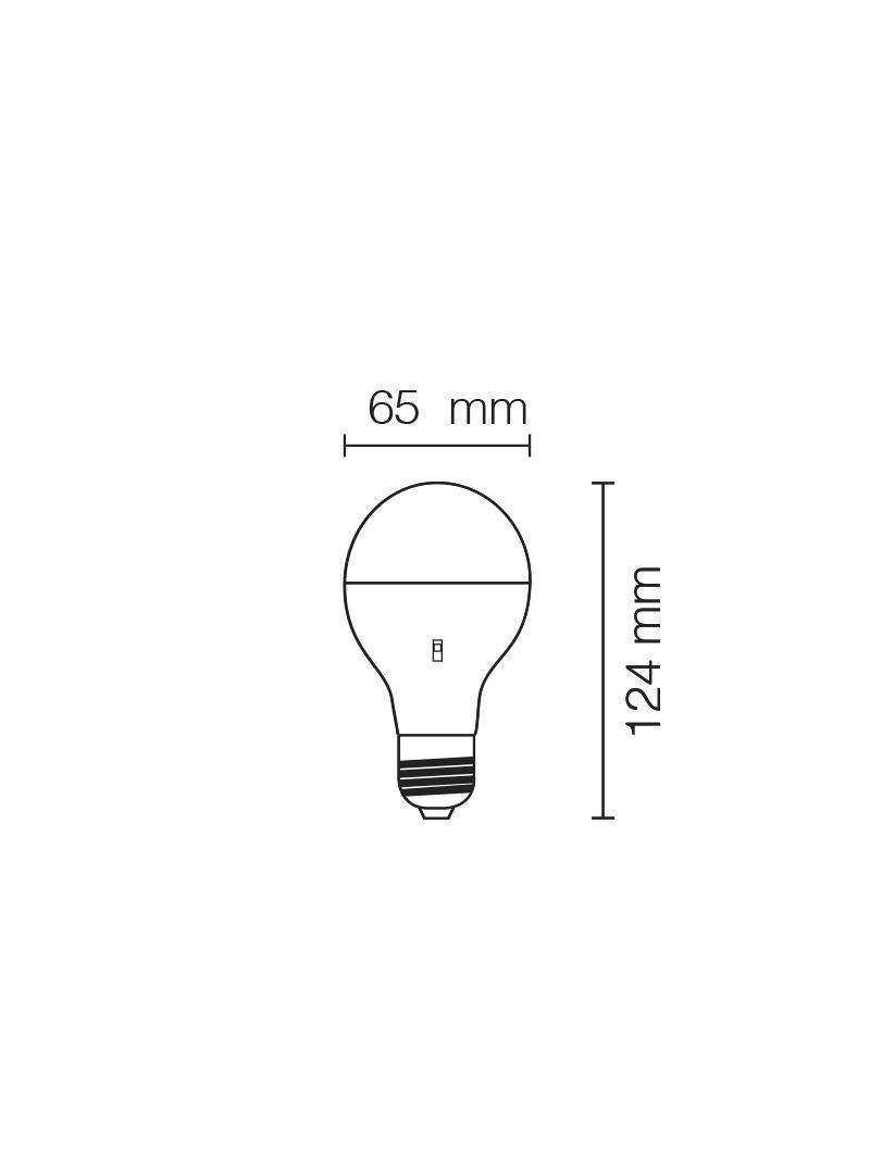 Lampada LED Goccia 12W E27 con sistema CAMBIATONO Stone 11025/BNC