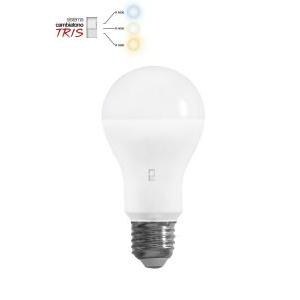 Lampada led goccia 17w e27 con sistema cambiatono  11000/bnc