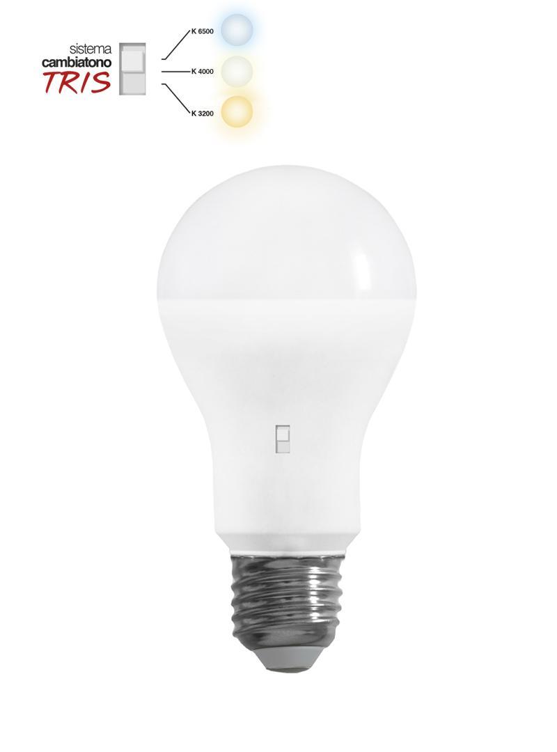 Lampada LED Goccia 17W E27 con sistema CAMBIATONO Stone 11000/BNC