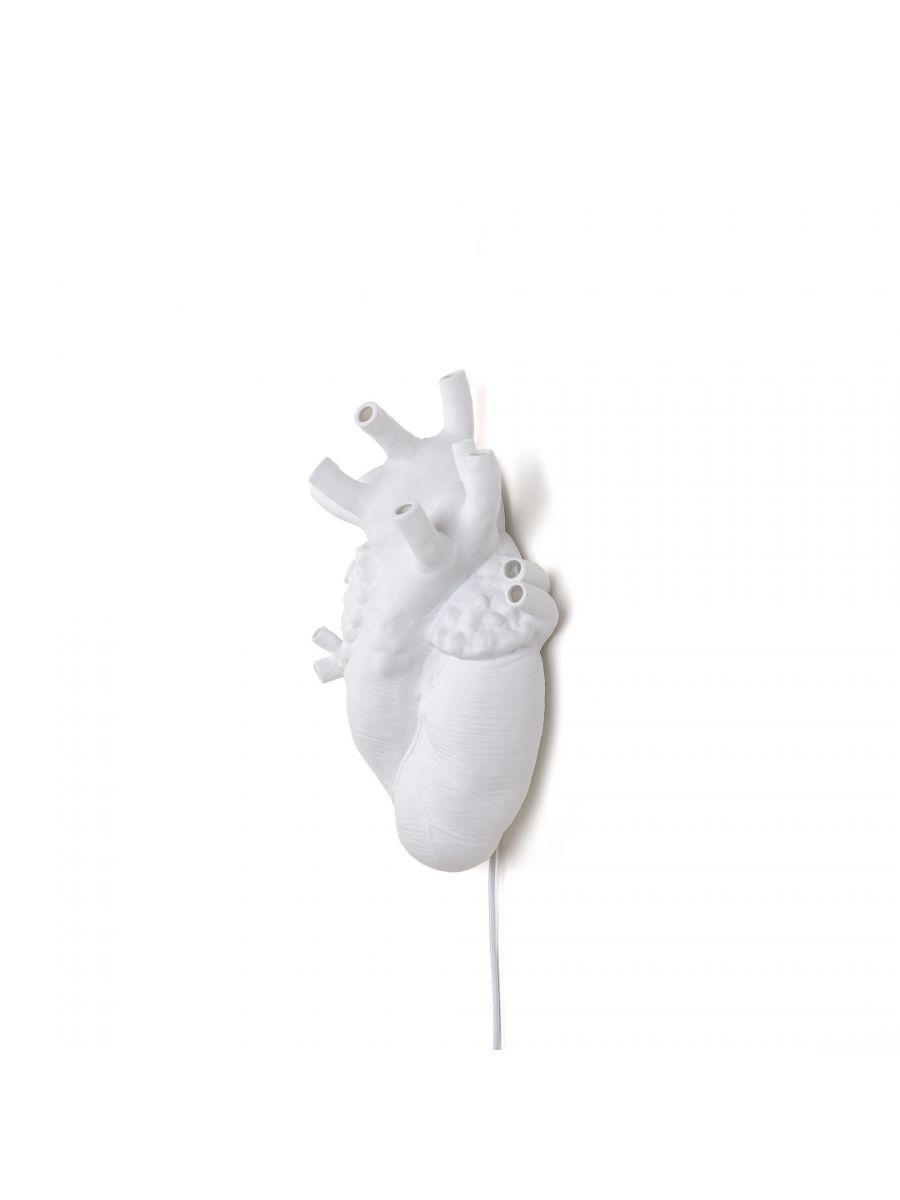 Heart Lamp lampada applique in porcellana altezza 32 cm Seletti 09925