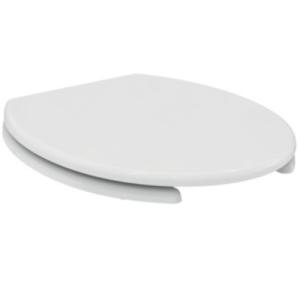 Sedile copri wc in legno plastificato completo bianco  j498601