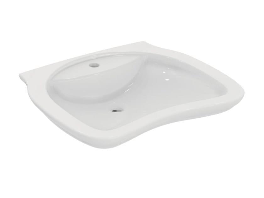 Lavabo per disabili 65X52 cm con troppopieno Maia Ideal Standard T531301