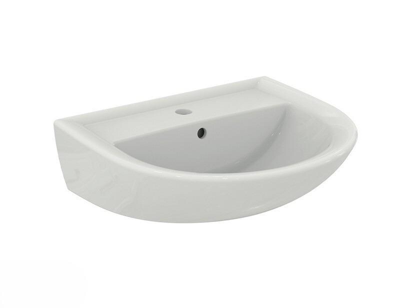 Lavabo sospeso 55 cm Quarzo bianco Eurovit Ideal Standard W332601