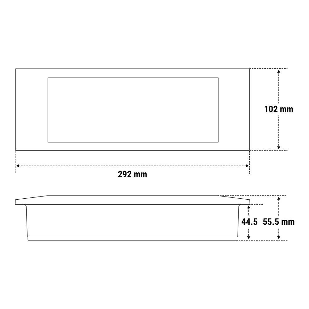 Lampada di emergenza ad incasso 24W 6H 24 SE6P Beghelli 1499/24