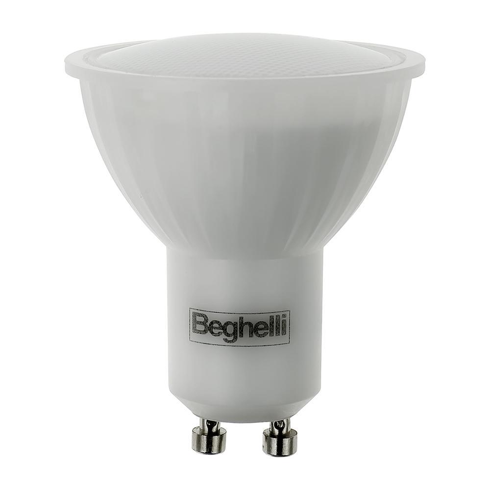 Lampadina LED 4W 95u00b0 230V GU10 4000K luce naturale faretto Beghelli 56024