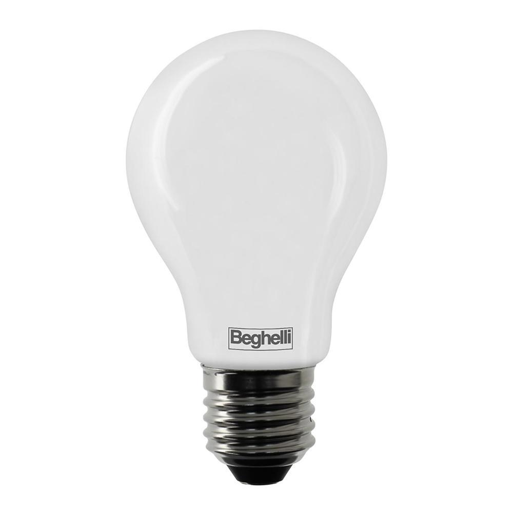 Lampadina LED 12W E27 3000K luce calda goccia Beghelli 56526