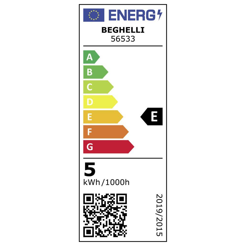 Lampadina LED 5W E14 4000K luce naturale oliva Beghelli 56533