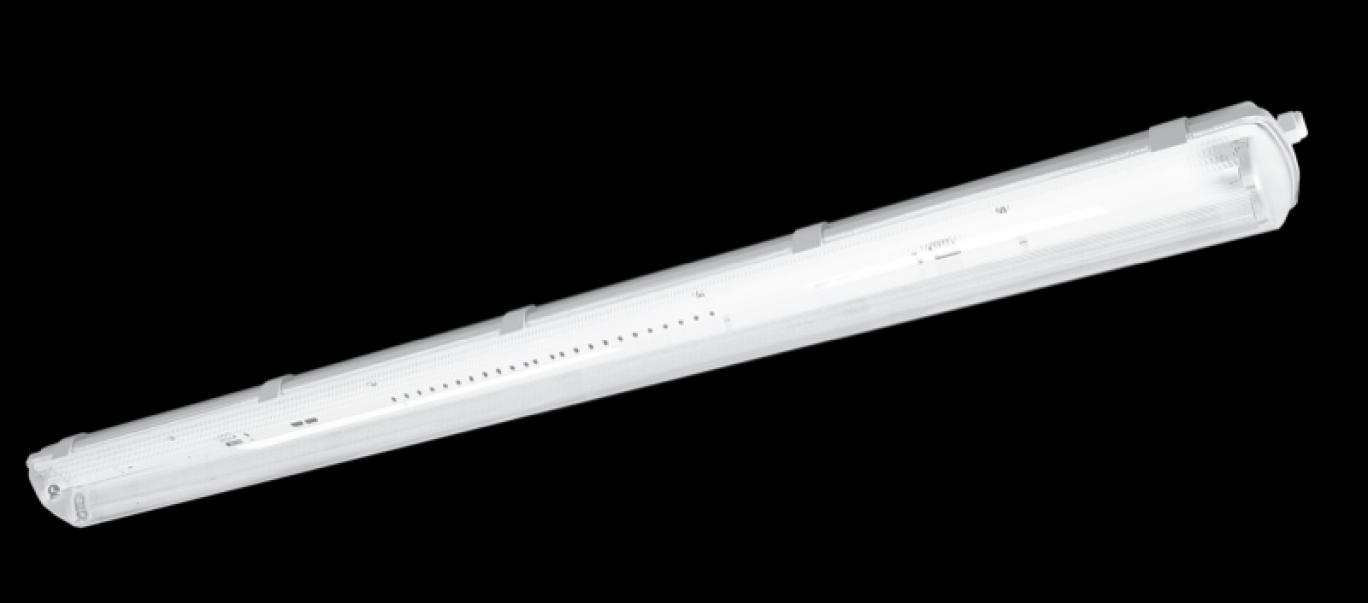 Plafoniera LED vuota per 2 tubi 1200mm IP65 Century SPPRV-361200