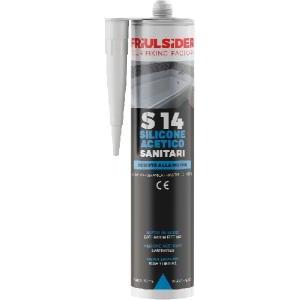 Silicone acetico sanitari bianco ral9010 280 ml  s1401