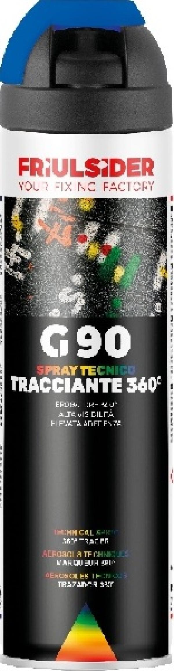 MARKER SPRAY Tracciante 360 gradi FLUO BLU 500ml Friulsider G9002