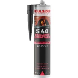 Sigillante refrattario nero 300 ml  s4090