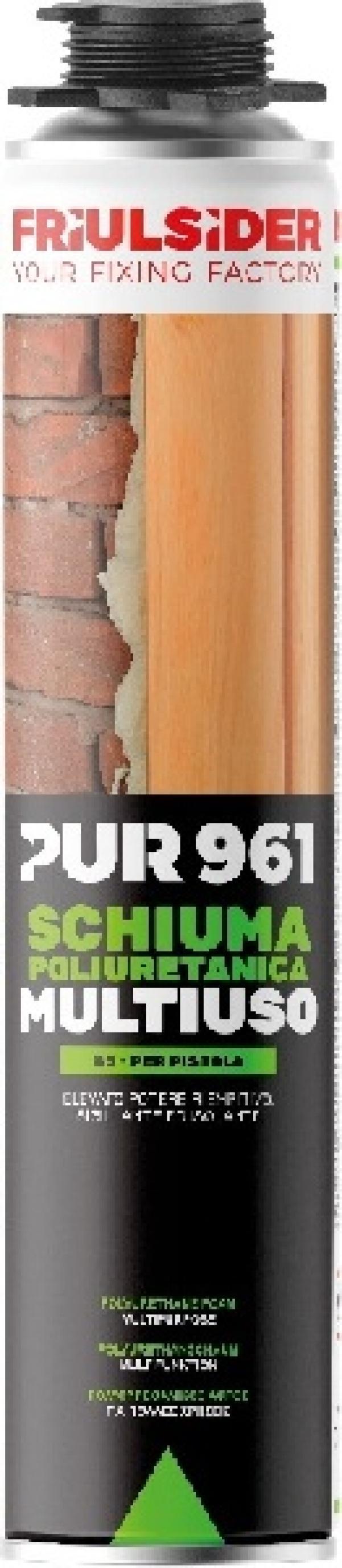 PUR 961 Schiuma poliuretanica B3 per pistola Friulsider 9610000000000