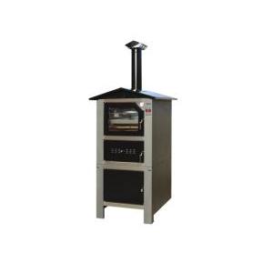 Forno a legno da esterno verniciato grigio geos 80  gs80-est2-v2-c