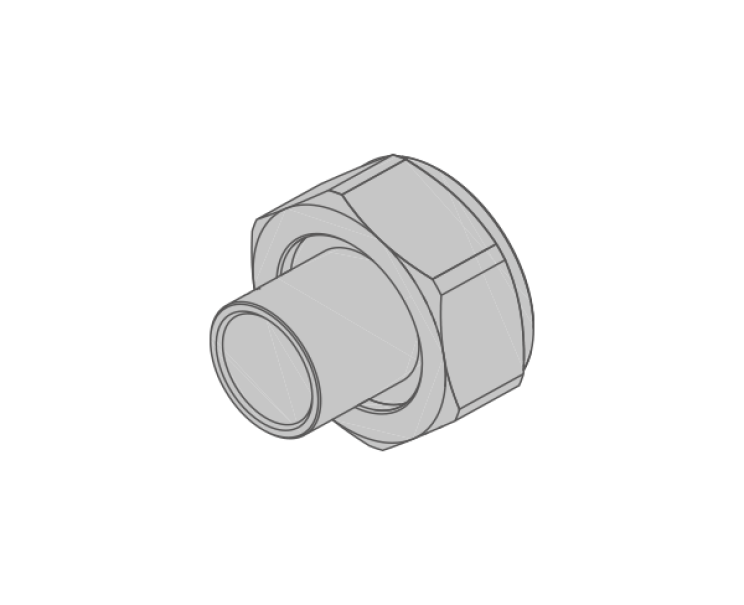 Raccordo GAS a saldare TC 3/4 x 16mm K2 Teco K2CS1601