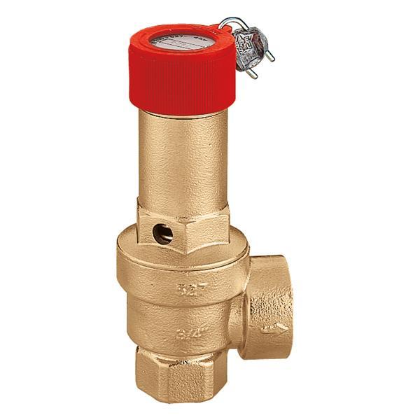 Valvola di sicurezza certificata Inail 1/2 x 3/4 Caleffi 527430