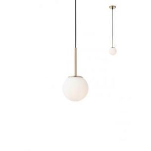 Lampadario a sospensione 1 luce colore oro opaco nina redo 012623