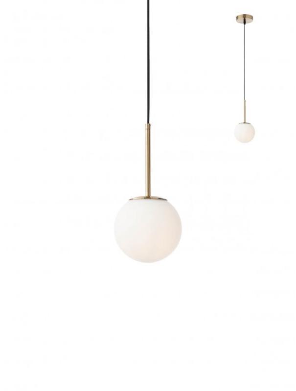 Lampadario a sospensione 1 luce colore oro opaco Nina Redo 012623