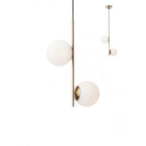 Lampadario a sospensione 2 luci colore oro opaco nina redo 012625