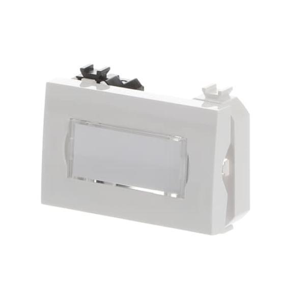 Pulsante portanome 1P 16 A NA 3 moduli Abb Chiara 2CSK1032CH