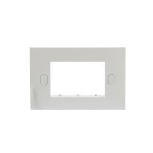 Placca autoportante 3 posti bianco ral 9016  2csk1631ch