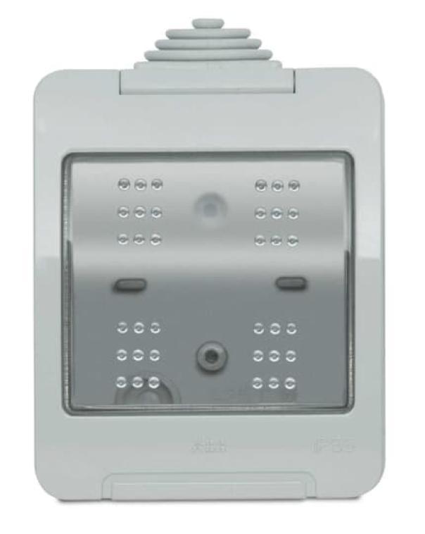 Contenitore da parete IP55 2 moduli Abb Chiara 2CSK2255CH