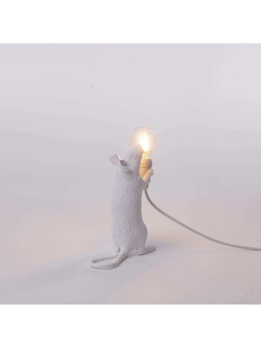 Lampada da tavolo in resina Mouse Lamp Step Seletti 15220