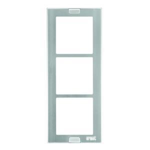 Cornice coprifilomuro con telaio 3 moduli sinthesi s2  1148/63