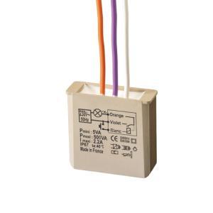 Modulo dimmer elettronico temporizzabile 500w sistema filare ad incasso senza neutro  5454052