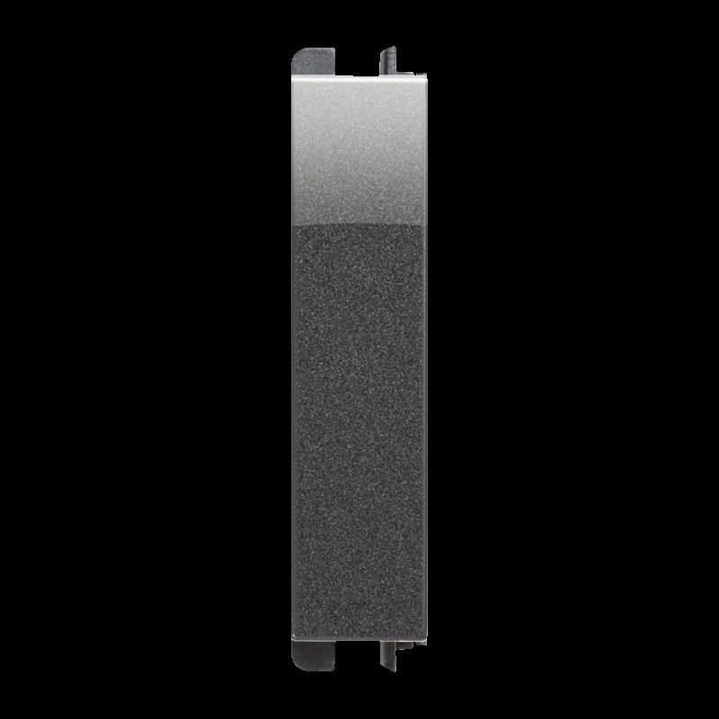 Copriforo mezzo modulo Acciaio Scuro Urmet 10351AC