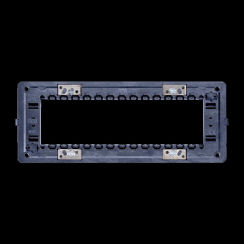 Supporto 7 moduli, con viti, per scatole 6/7 moduli Urmet 10707